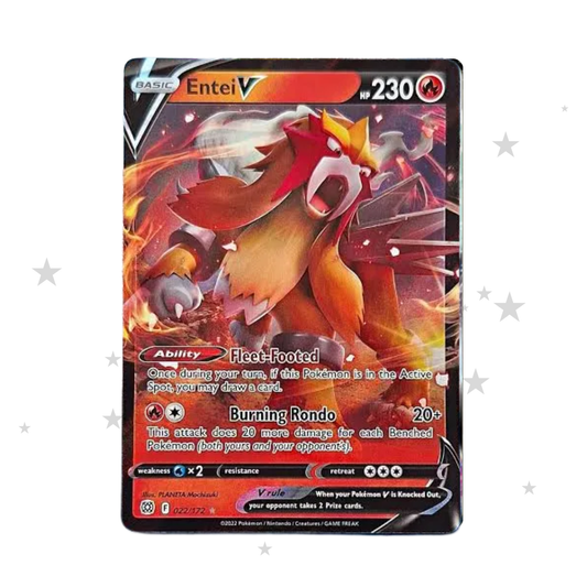 Entei V 022/172 - Brilliant Stars - English 🇬🇧 - ShuppetMaster TCG