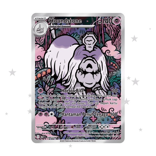 Houndstone 140/126 AR - Mega Evolusi MA1 - Indonesian 🇮🇩 - ShuppetMaster TCG