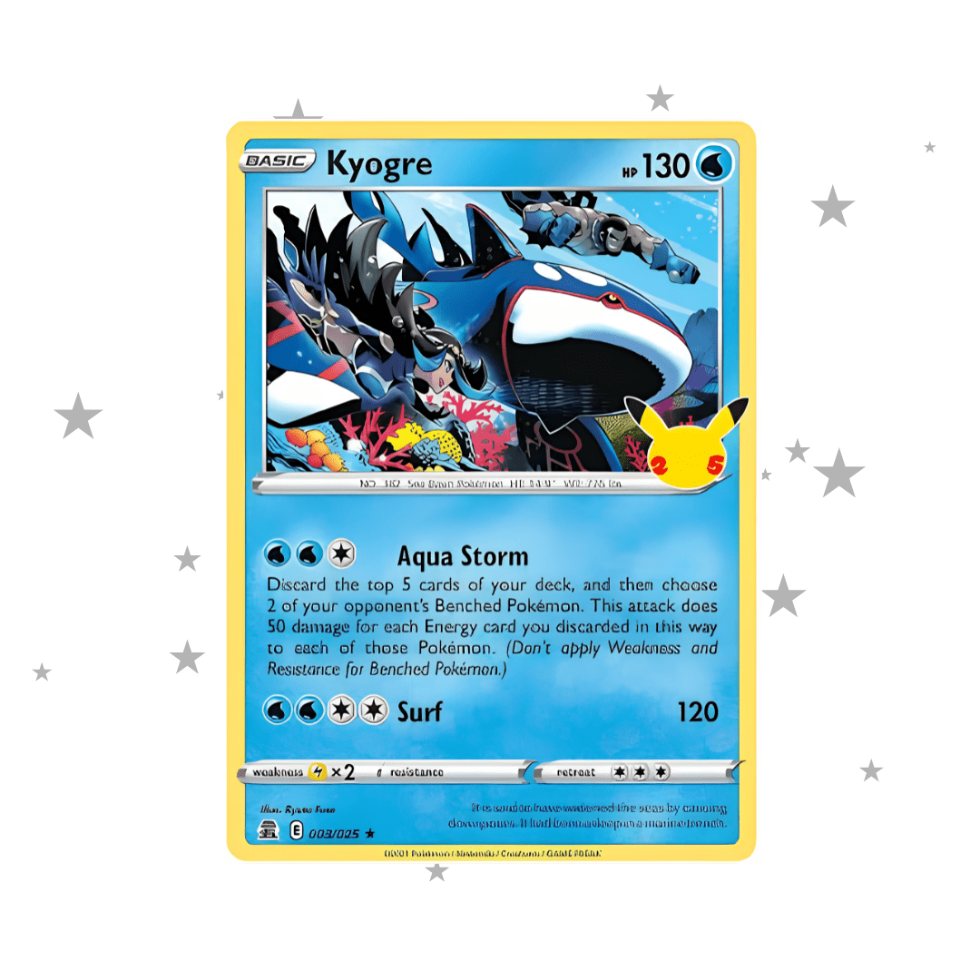 Kyogre 003/025 Celebrations - English 🇬🇧 - ShuppetMaster TCG