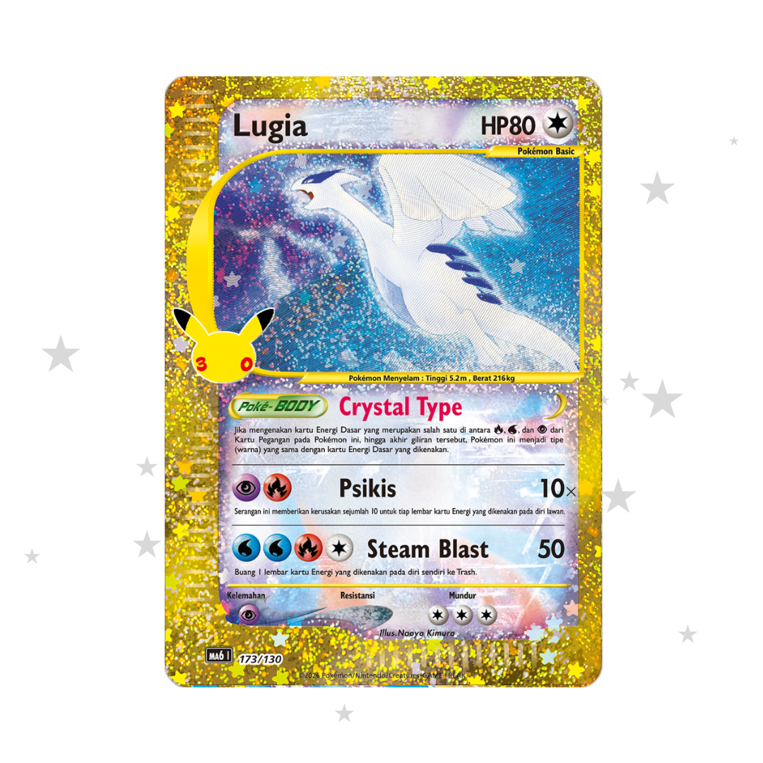 Lugia Classic 173/130 - 30th Celebrations - Indonesian 🇮🇩 - ShuppetMaster TCG