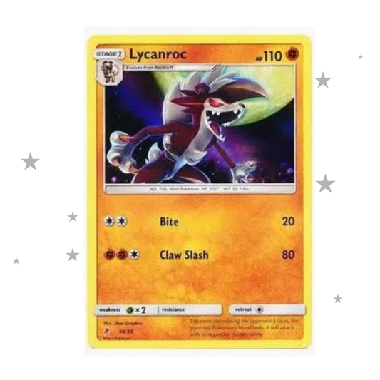 Lycanroc 030/030 Holo - SM Trainer Kit - English 🇬🇧 - ShuppetMaster TCG