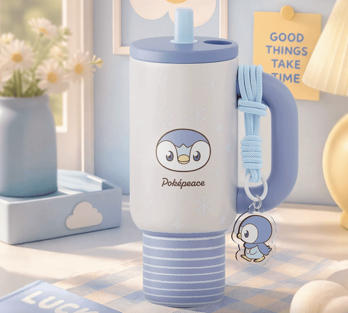 October Special Delivery - Hollybox x Pokémon China Piplup 700ml Tumbler - ShuppetMaster TCG