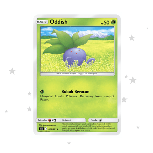 Oddish 007/171 C - AS2A - Indonesian 🇮🇩 - ShuppetMaster TCG