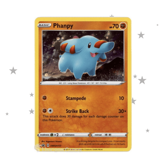 Phanpy SWSH117 Holo Black Star Promo - English 🇬🇧 - ShuppetMaster TCG
