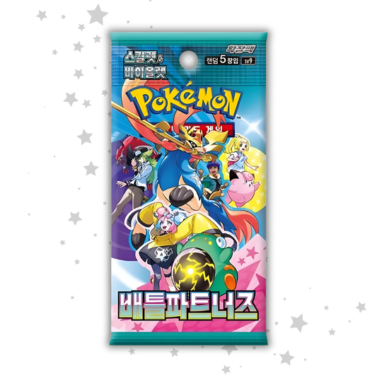 Pokemon Battle Partners [sv9] Booster Pack - Korean 🇰🇷 - ShuppetMaster TCG