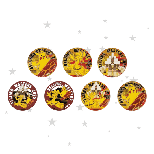 Pokémon China Exclusive - Beijing Masters 2025 - Blind Badge Pack (13 Possible Designs) - ShuppetMaster TCG