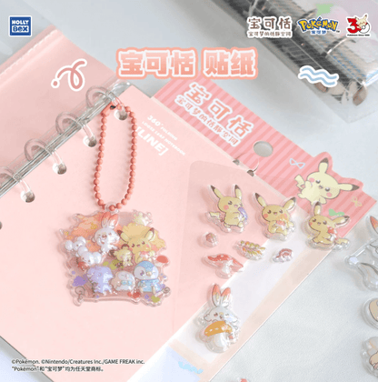 Pokémon China x Hollybox Poképeace Keychain Sticker Sets - 3 Designs - ShuppetMaster TCG