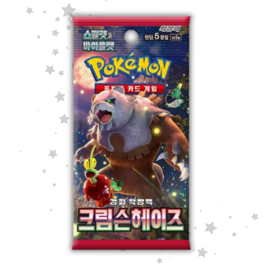 Pokemon Crimson Haze [sv5a] Booster Pack - Korean 🇰🇷 - ShuppetMaster TCG