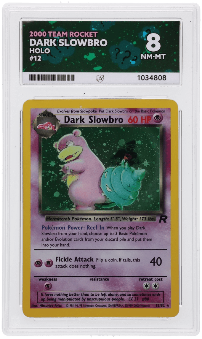 Pokémon Dark Slowbro Holo 012/082 Team Rocket 2000 - ACE 8 - ShuppetMaster TCG