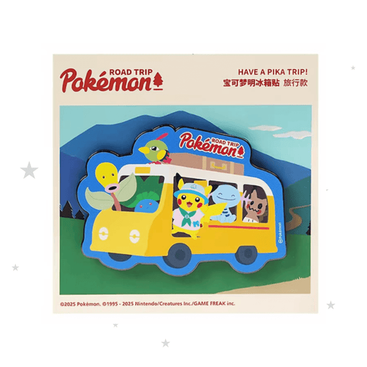 Pokemon Gym China Exclusive - 2025 Have A Pika Road Trip! Magnet - ShuppetMaster TCG