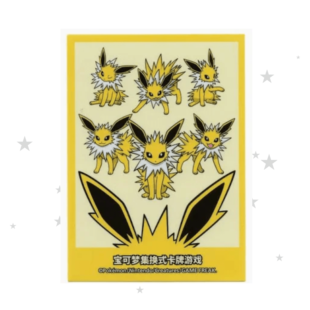 Pokémon Jolteon Design Sleeves - Jolteon Gift Box Set Exclusive (64 pack) - ShuppetMaster TCG