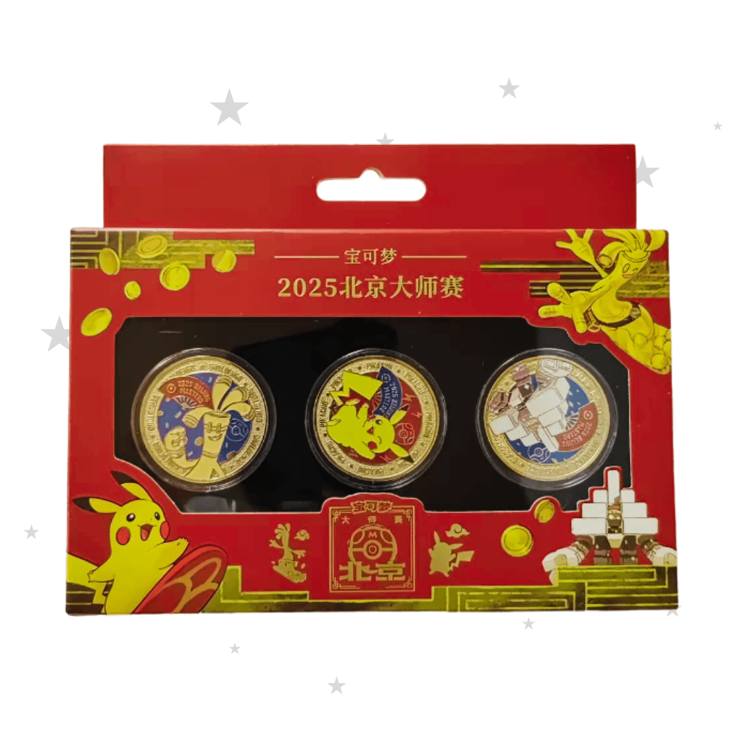 Pokémon Masters Tournament Beijing 2025 - Limited Edition Commemorative Coin Set - ShuppetMaster TCG
