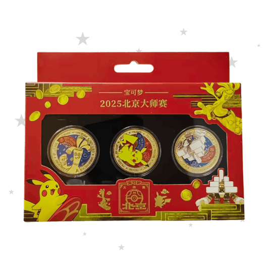 Pokémon Masters Tournament Beijing 2025 - Limited Edition Commemorative Coin Set - ShuppetMaster TCG