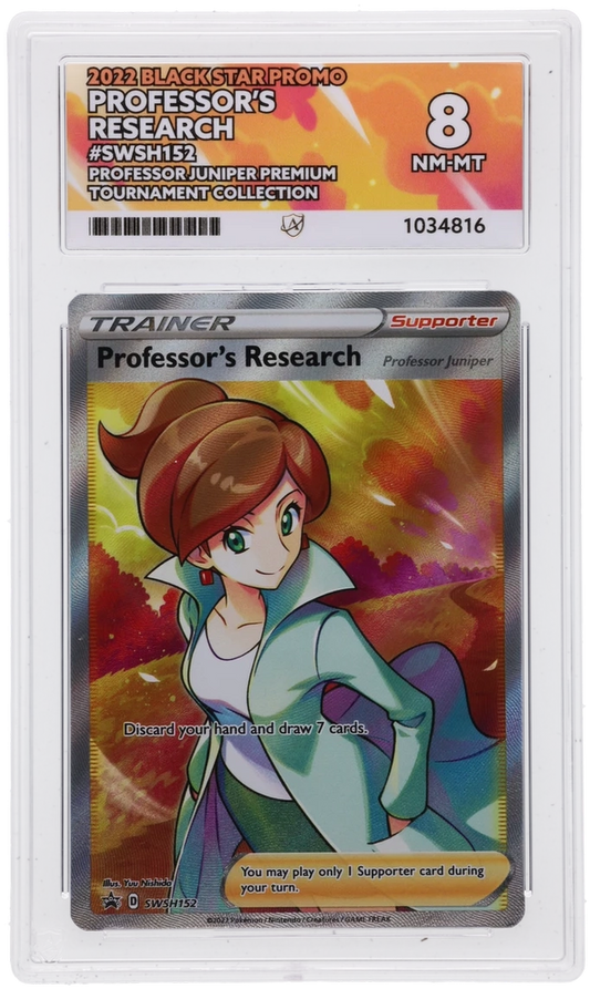 Pokémon Professor's Research Premium Tournament Collection SWSH152 Black Star Promo - ACE 8 - ShuppetMaster TCG