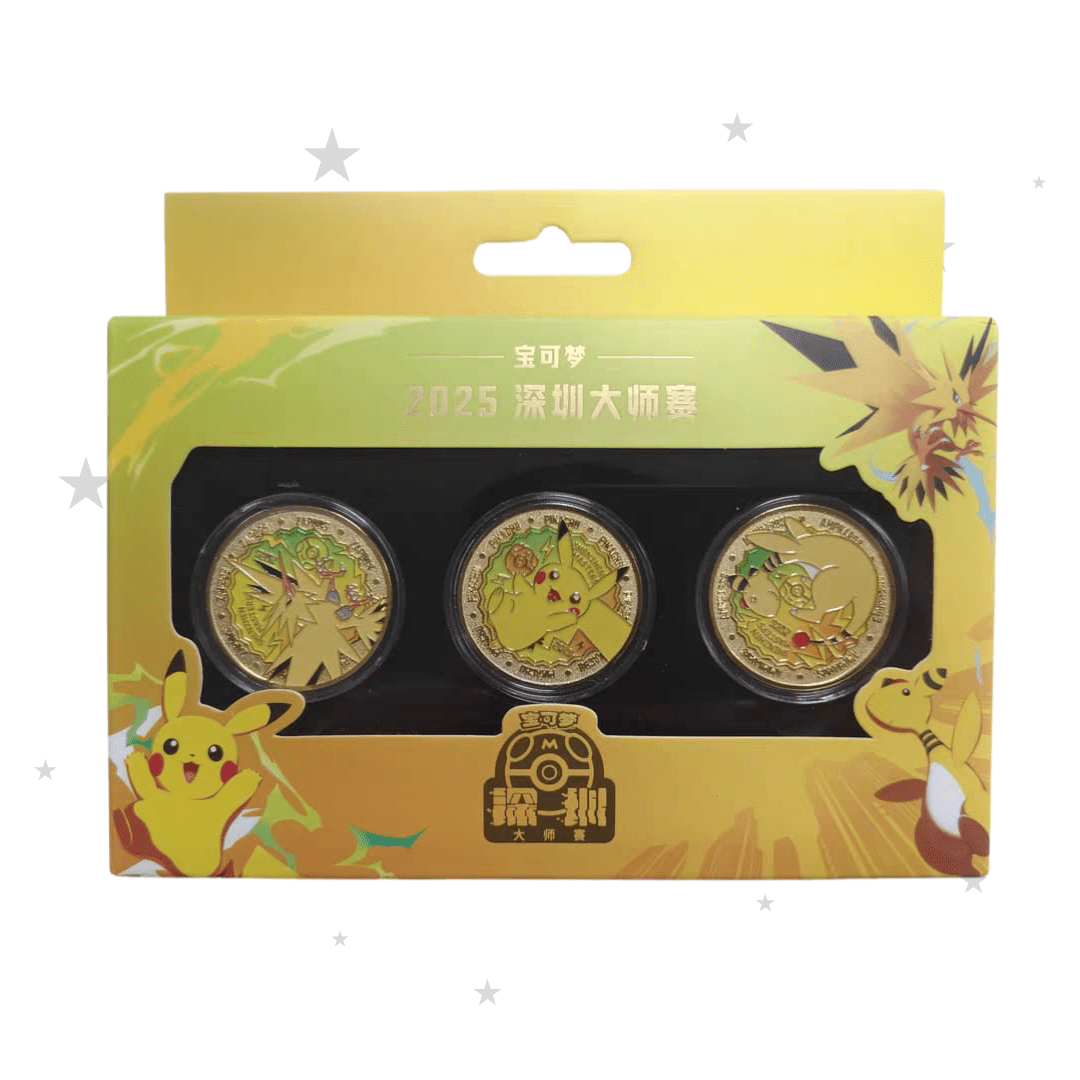 Pokémon Shenzhen Masters Tournament 2025 - Limited Edition Commemorative Coin Set - ShuppetMaster TCG