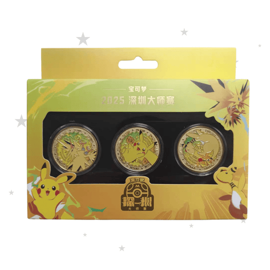 Pokémon Shenzhen Masters Tournament 2025 - Limited Edition Commemorative Coin Set - ShuppetMaster TCG