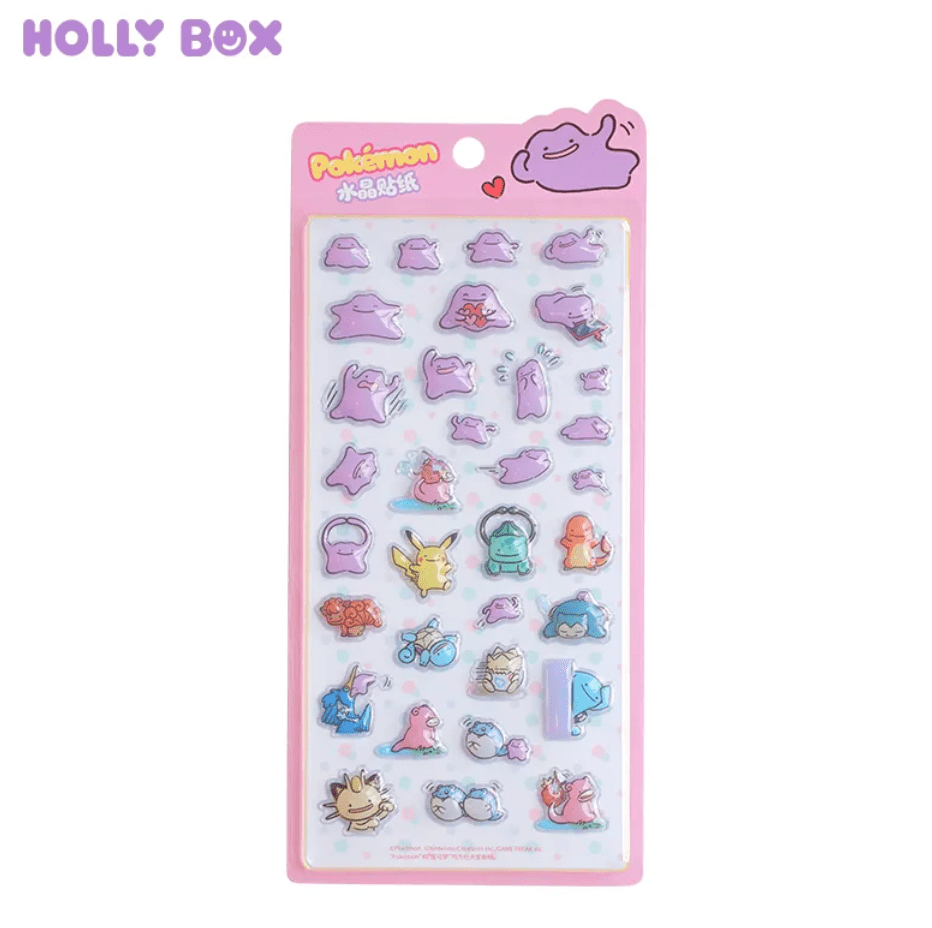 [PRE-ORDER] Pokémon China x Hollybox Ditto Series - Ditto Sticker Pack (2 Designs) - ShuppetMaster TCG