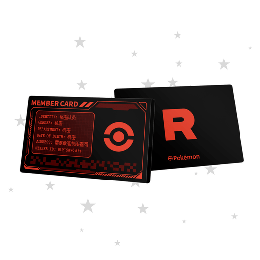 [PRE-ORDER] Team Rocket Membership Card ID Holder - China Gym Exclusive - ShuppetMaster TCG
