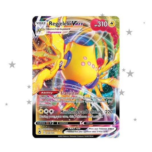 Regieleki VMAX 058/195 - Silver Tempest - English 🇬🇧 - ShuppetMaster TCG