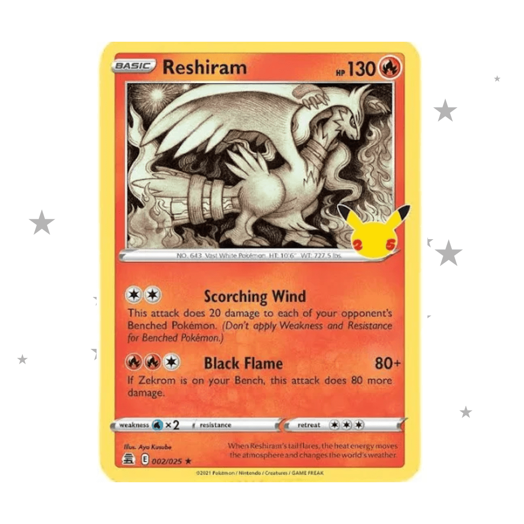Reshiram 002/025 Celebrations - English 🇬🇧 - ShuppetMaster TCG