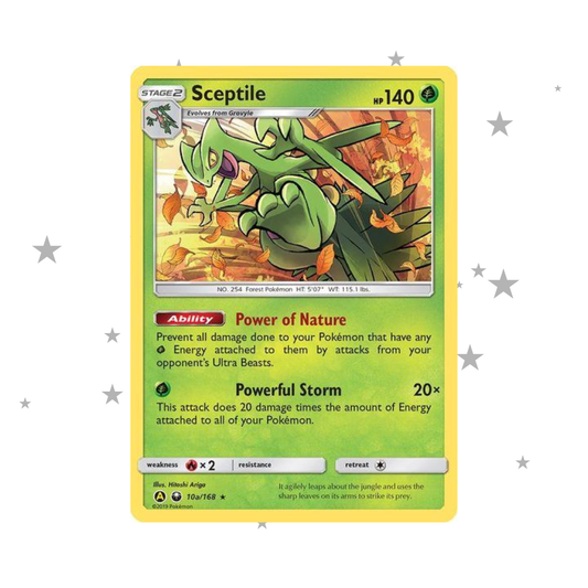 Sceptile 10a/168 Cosmo Holo - Celestial Storm - English 🇬🇧 - ShuppetMaster TCG