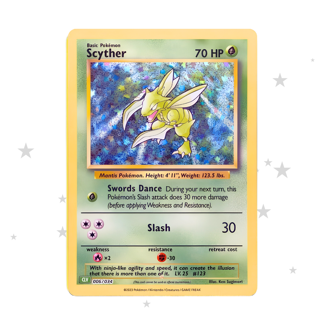 Scyther 006/034 Holo - Classic Collection - English 🇬🇧 - ShuppetMaster TCG