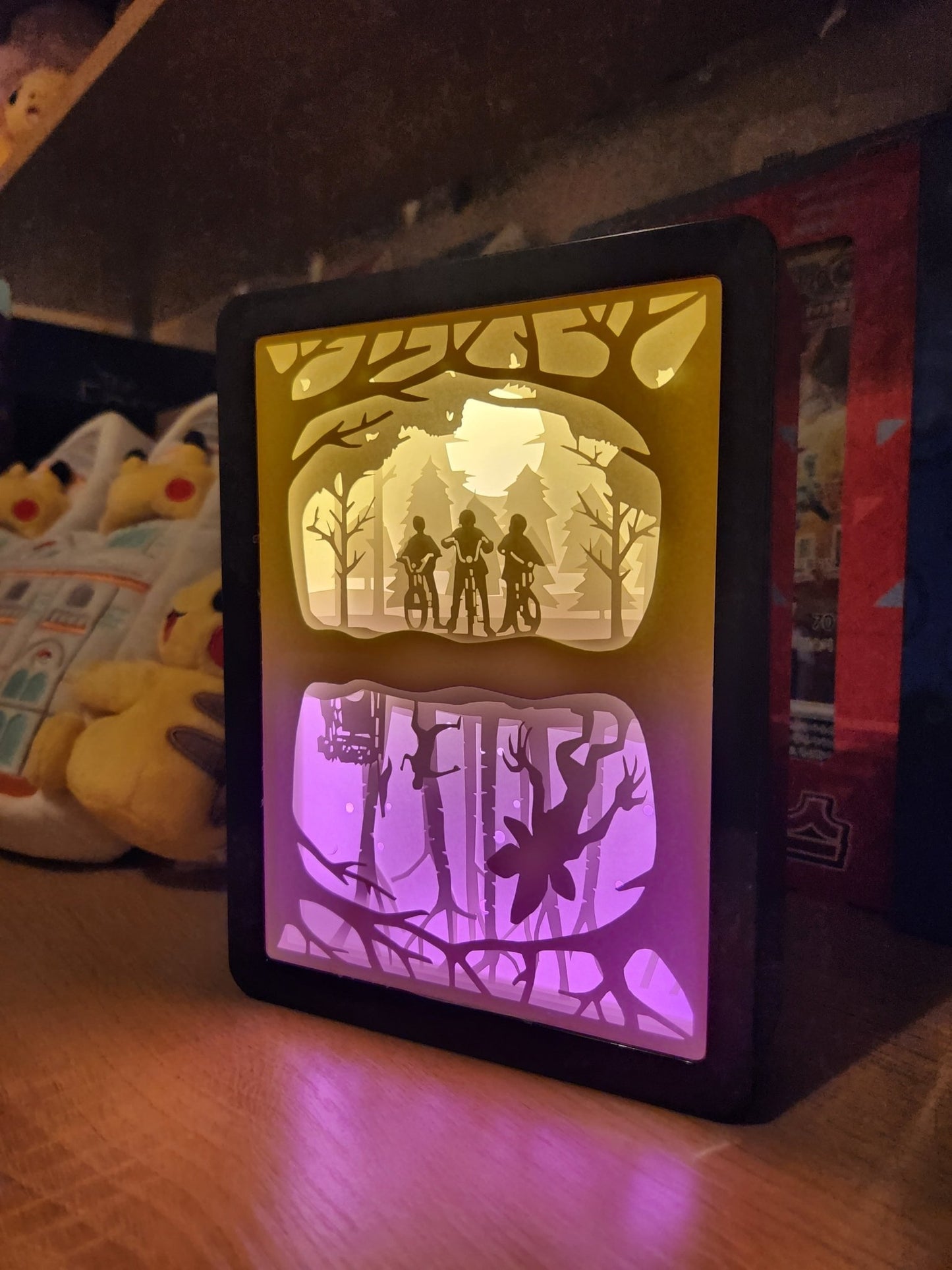 Stranger Things Upside Down Backlit LED Paper Light Box - ShuppetMaster TCG