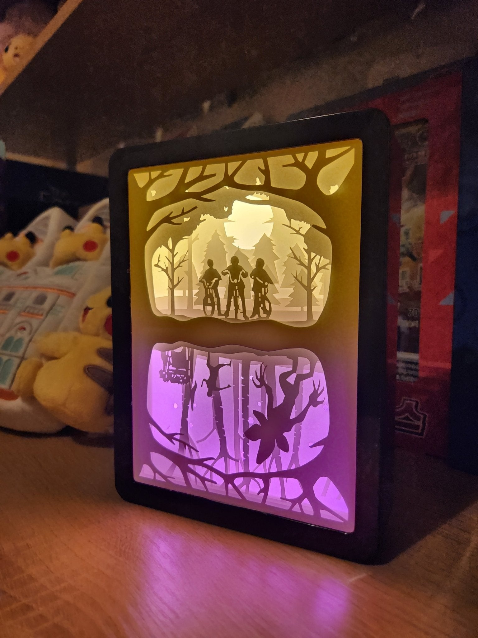 Stranger Things Upside Down Backlit LED Paper Light Box - ShuppetMaster TCG