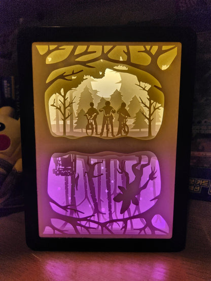 Stranger Things Upside Down Backlit LED Paper Light Box - ShuppetMaster TCG