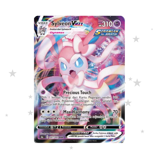 Sylveon VMAX 041/069 SR - Eevee Heroes S6AI - Indonesian 🇮🇩 - ShuppetMaster TCG