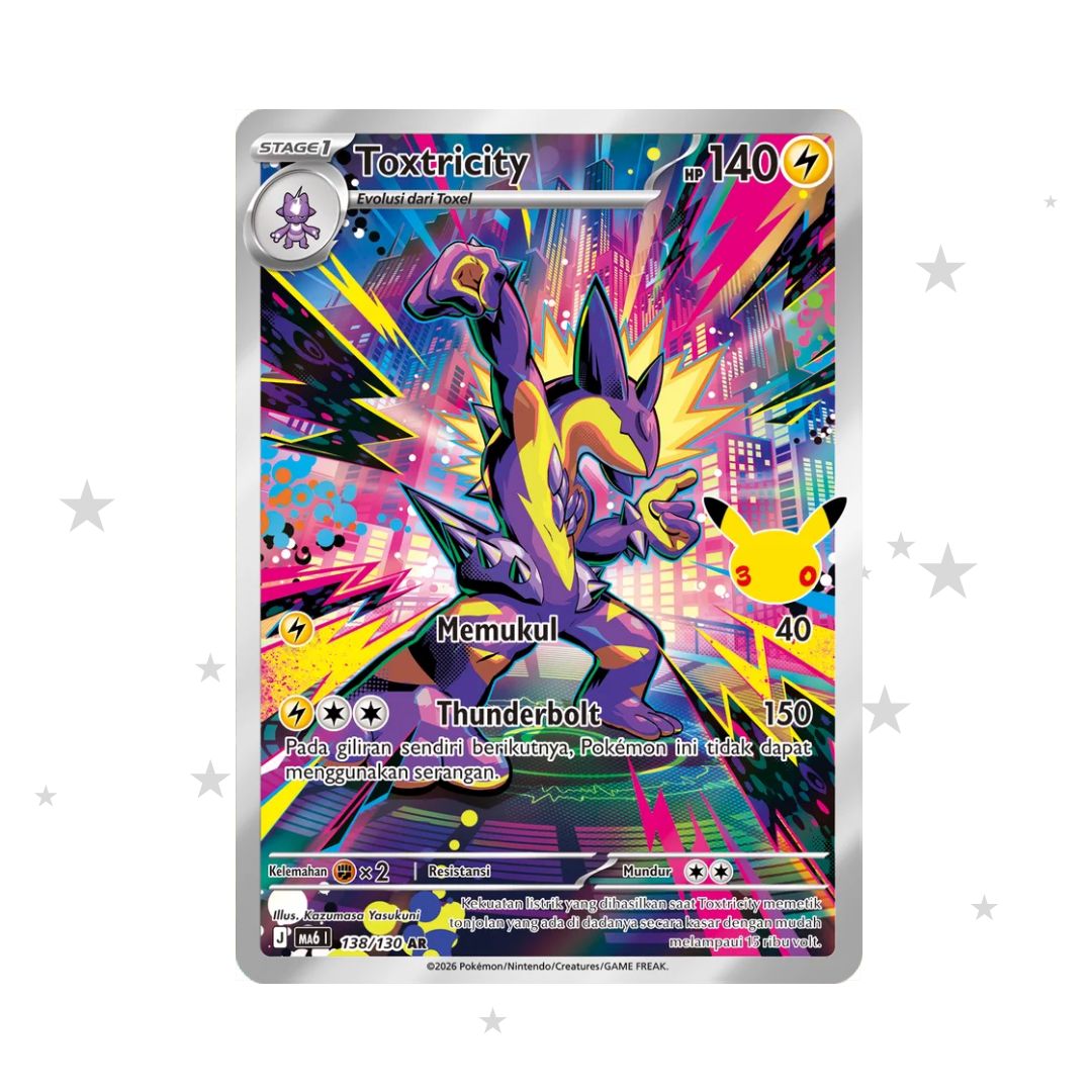 Toxtricity 138/130 AR - 30th Celebrations - Indonesian 🇮🇩 - ShuppetMaster TCG