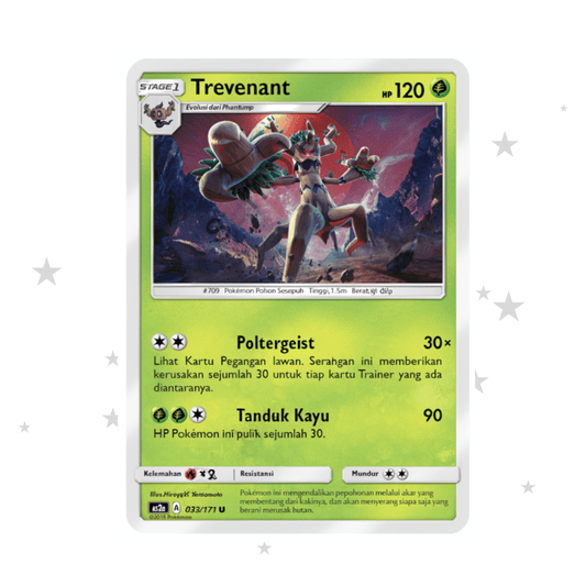 Trevenant 033/171 U - AS2A - Indonesian 🇮🇩 - ShuppetMaster TCG