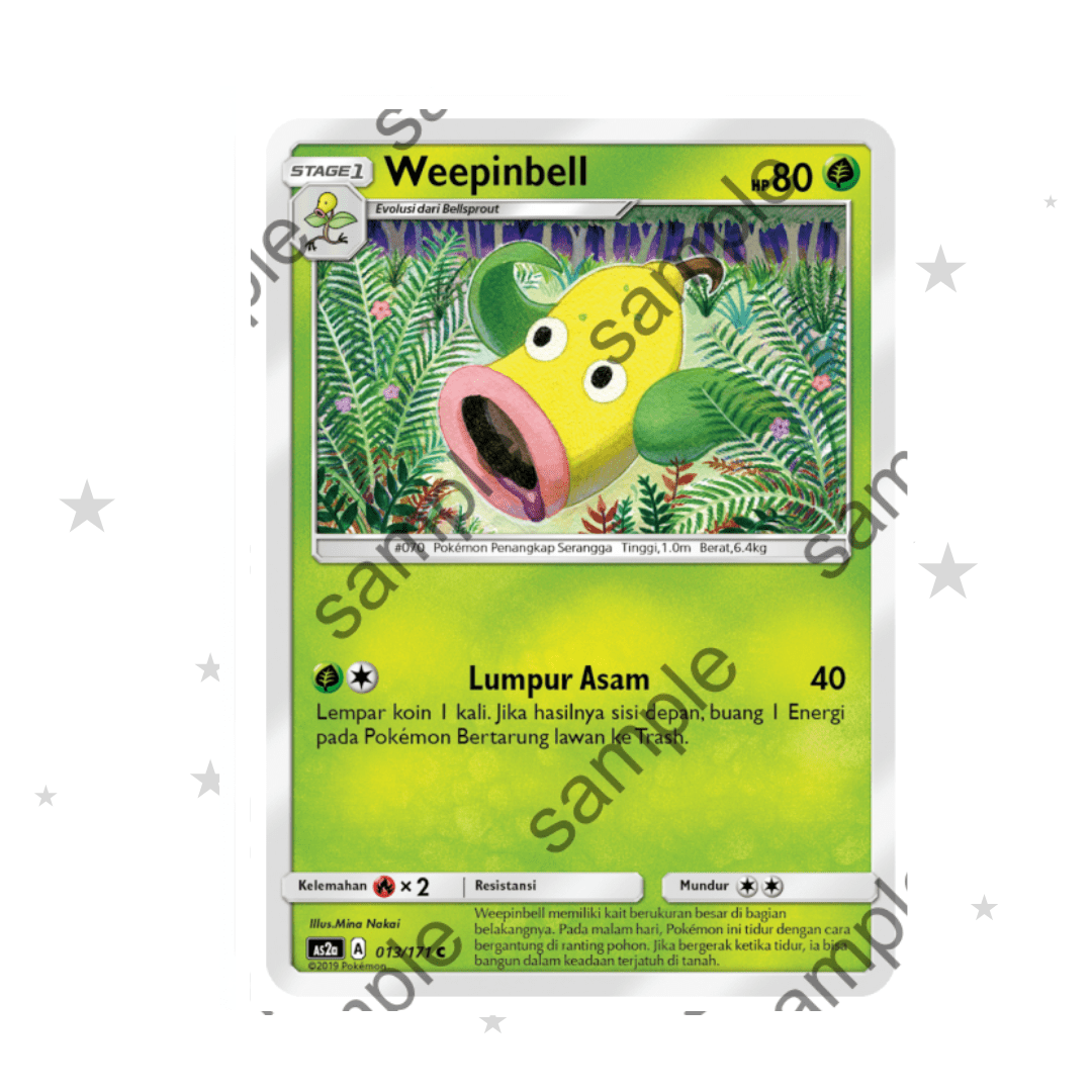 Weepinbell 013/171 C - AS2A - Indonesian 🇮🇩 - ShuppetMaster TCG