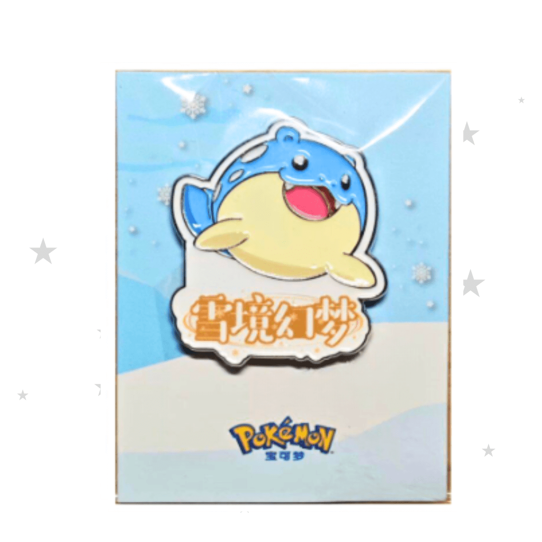 Winter 2025 Beijing & Xi'an Popup Stores China-Exclusive Pin - Spheal - ShuppetMaster TCG