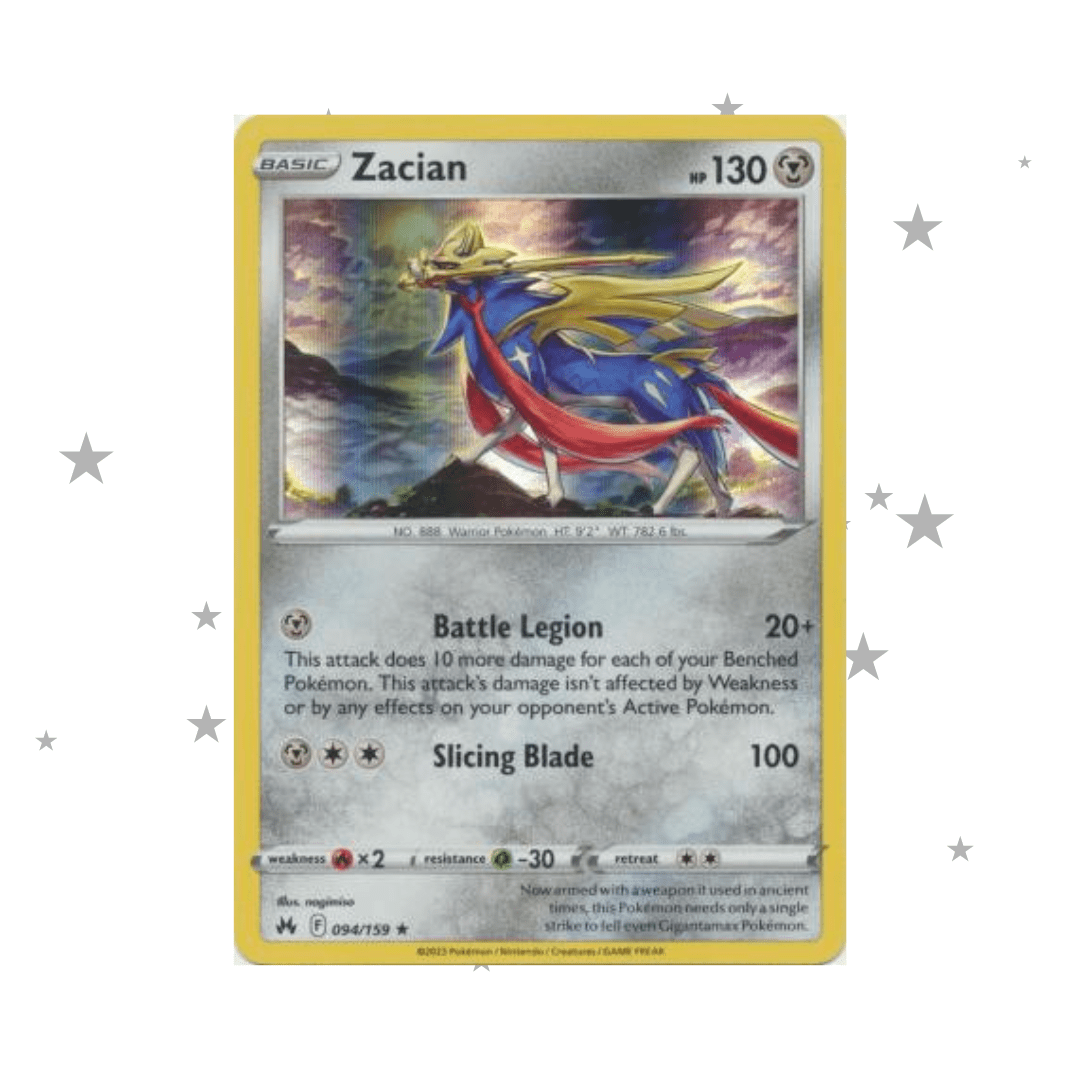 Zacian 094/159 Holo - Crown Zenith - English 🇬🇧 - ShuppetMaster TCG